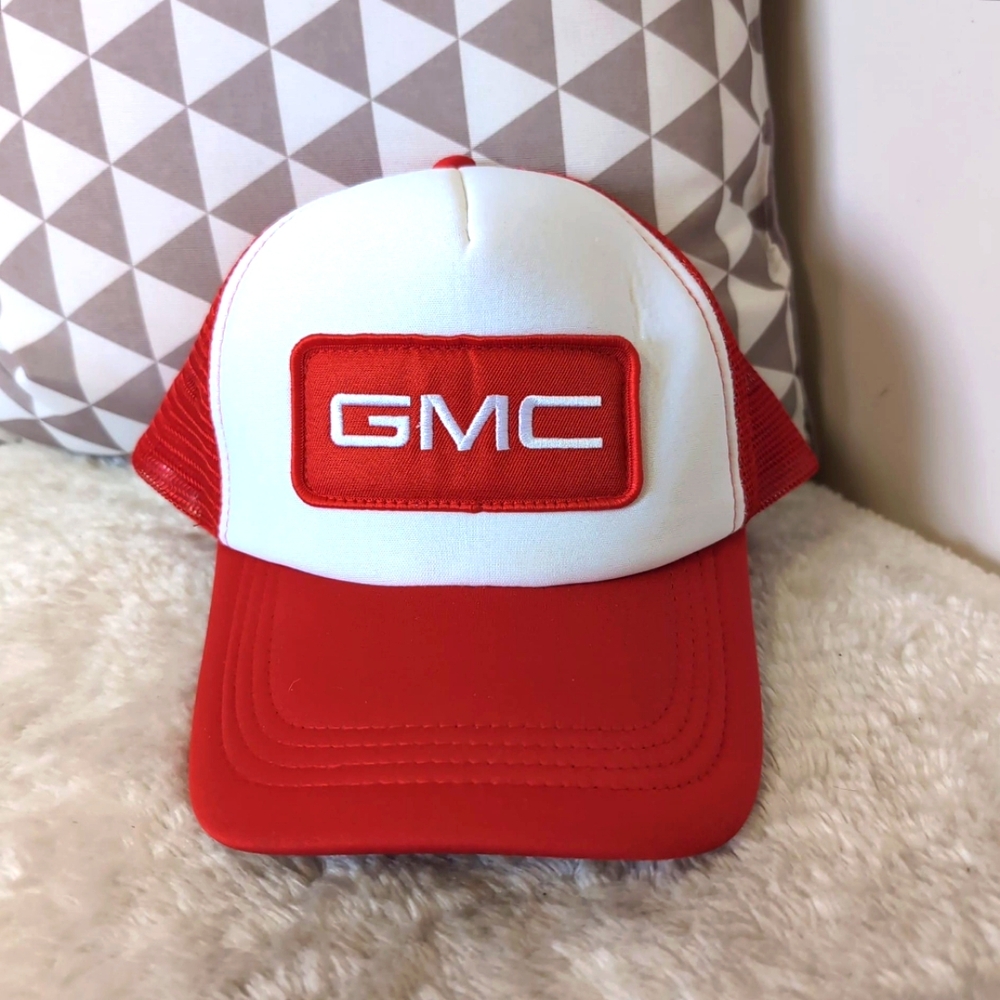 GMC Retro Style 80s 90s Rare Collectible Mesh Trucker Snap Back Cap OS